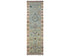 13 Feet Moroccan Green Hand Woven Wool Runner Rug